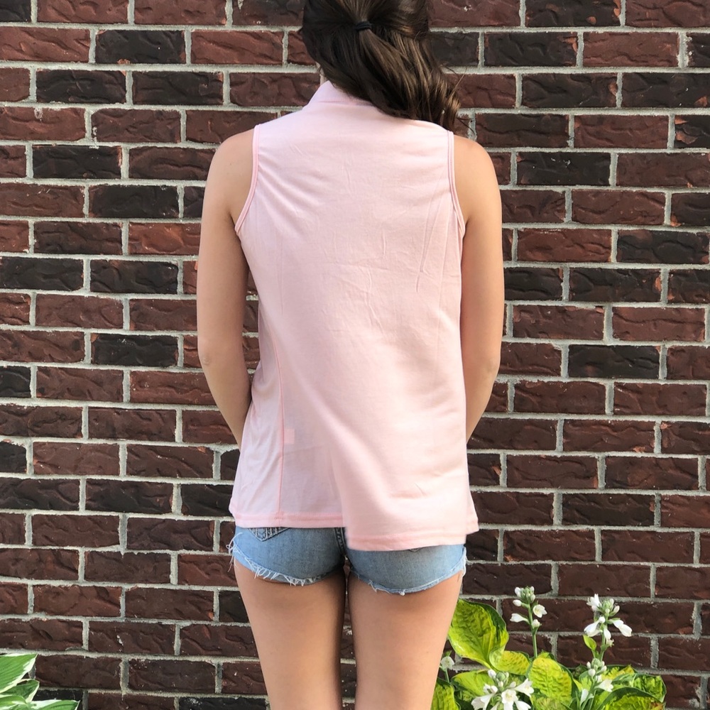 LAST ONE! Blush Embroidery Tank Top - Picture 3 of 3